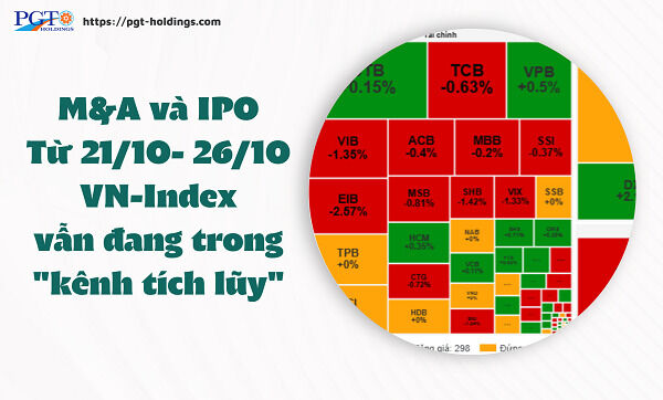 M&A và IPO (Từ 21/10- 26/10): VN-Index vẫn đang trong "kênh tích lũy"- Ảnh 1.