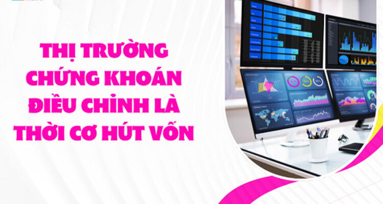 Thị trường chứng khoán điều chỉnh là thời cơ hút vốn