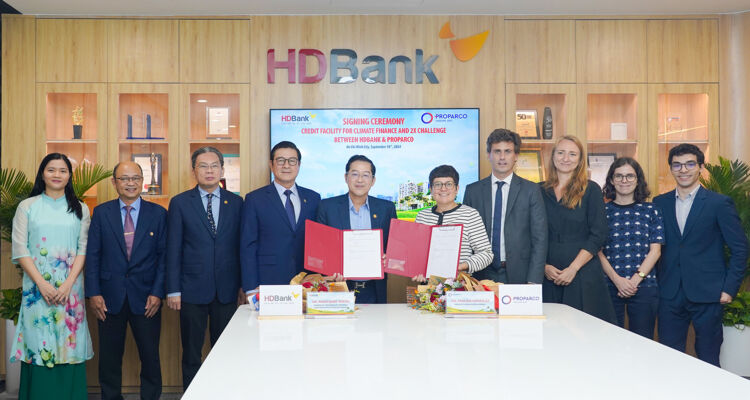 Tăng hạn mức tín dụng lên 100 triệu USD, HDbank và Proparco thúc đẩy dự án tài chính khí hậu