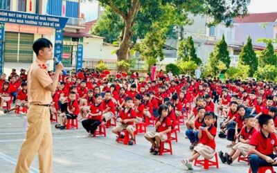 Công an huyện Lục Nam: Tăng cường các biện pháp bảo đảm ATGT đối với học sinh