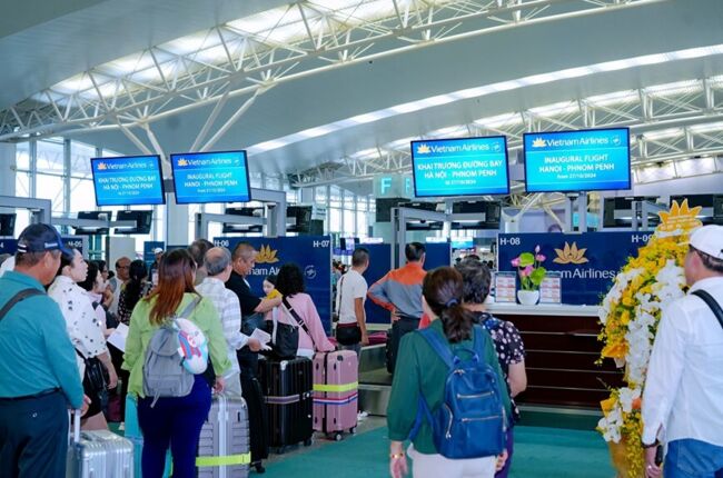 Khai thác đường bay thẳng Hà Nội - Phnom Penh