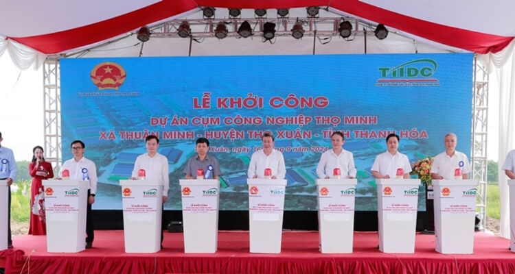 Thanh Hóa: Khởi công dự án Cụm công nghiệp 180 tỷ đồng