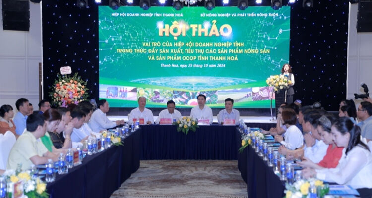 Thanh Hóa: Phát huy vai trò của Hiệp hội Doanh nghiệp trong thúc đẩy sản xuất, tiêu thụ các sản phẩm nông sản và sản phẩm OCOP