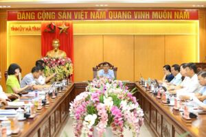 Hà Tĩnh: Thường trực Tỉnh ủy giao ban với các hội quần chúng do Đảng, Nhà nước giao nhiệm vụ