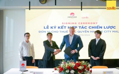 Savills chính thức trở thành đơn vị cho thuê độc quyền trung tâm thương mại dự án Hinode City