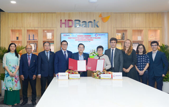 Tăng hạn mức tín dụng lên 100 triệu USD, HDbank và Proparco thúc đẩy dự án tài chính khí hậu- Ảnh 1.