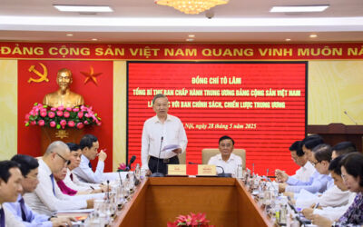 Tổng Bí thư Tô Lâm: Có thể cấp phép cho nhiều doanh nghiệp đủ điều kiện tham gia sản xuất vàng miếng