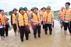 Thủ tướng chỉ đạo bảo đảm an toàn đê điều, hồ đập, triển khai phương tiện, kể cả trực thăng, hỗ trợ người dân