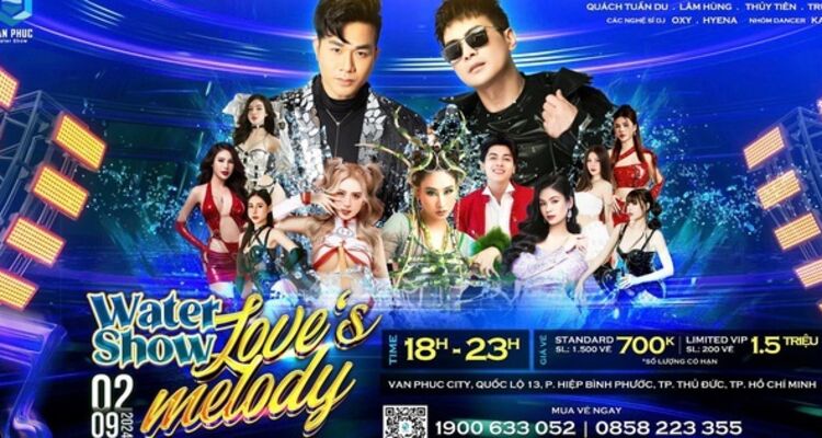 Lễ 2/9, đến Van Phuc City xem nhạc nước Water Show Love’s Melody