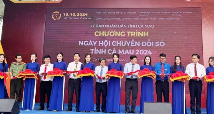 Cà Mau: Khai mạc ngày hội Chuyển đổi số 2024