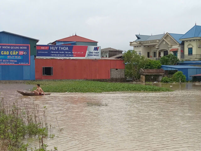 Thái Nguyên: Nhiều nơi ngập sâu do ảnh hưởng của bão số 3- Ảnh 3.