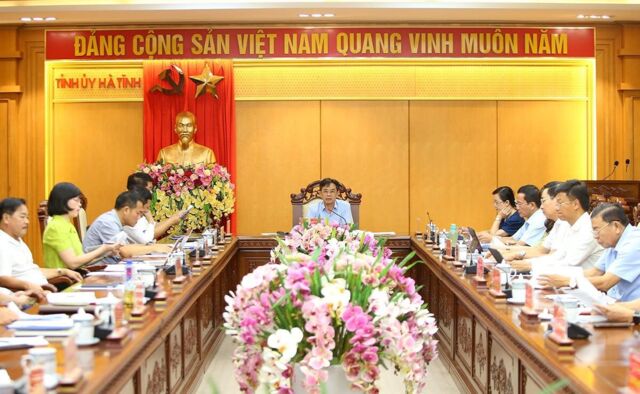 Hà Tĩnh: Thường trực Tỉnh ủy giao ban với các hội quần chúng do Đảng, Nhà nước giao nhiệm vụ- Ảnh 1.