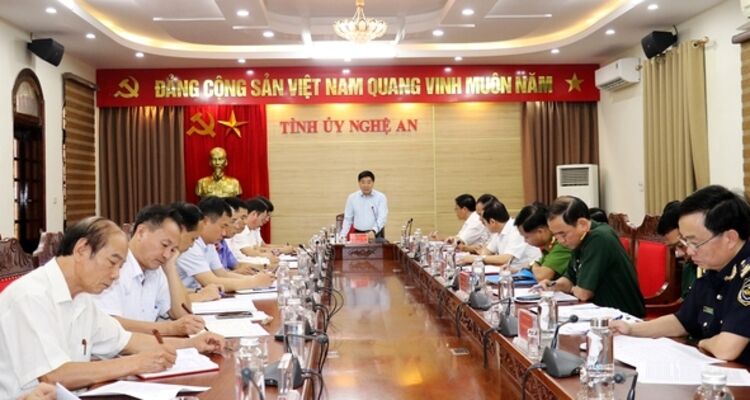 Nghệ An: Thường trực Tỉnh ủy triển khai công tác nội chính tháng 7/2024