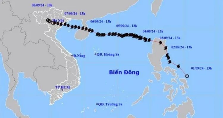 Hà Nội: Bão số 3 đã suy yếu thành vùng áp thấp