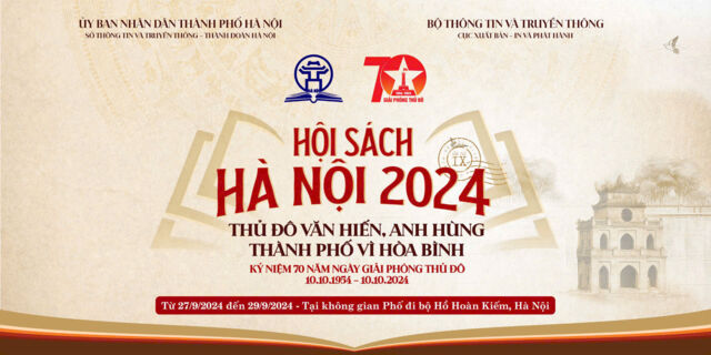 Hội Sách Hà Nội lần thứ IX - năm 2024 khai mạc vào tối 27/9- Ảnh 1.