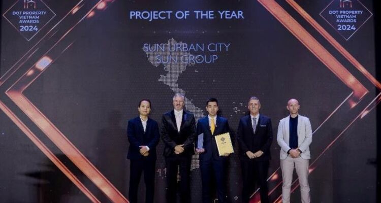 Sun Urban City xuất sắc giành giải thưởng “Dự án của năm” tại Dot Property Vietnam Awards 2024