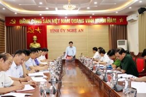 Nghệ An: Thường trực Tỉnh ủy triển khai công tác nội chính tháng 7/2024