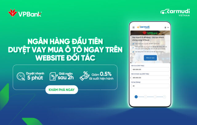 VPBank trả kết quả phê duyệt khoản vay mua ô tô ngay trên nền tảng bán hàng của Carmudi- Ảnh 1.