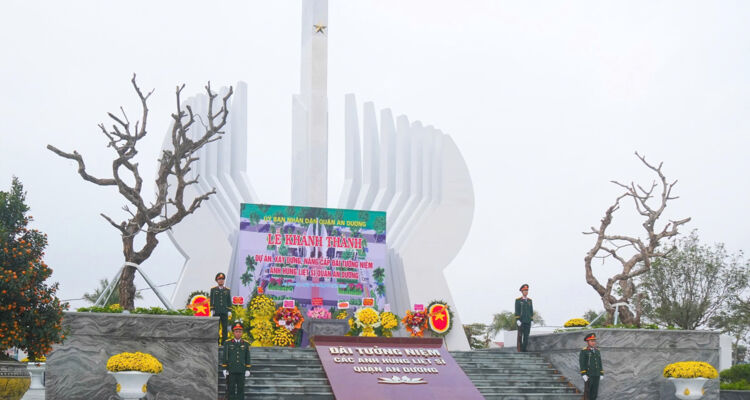 Hải Phòng: Quận An Dương khánh thành Dự án Xây dựng, nâng cấp Đài tưởng niệm các Anh hùng liệt sĩ