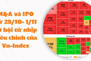 M&A và IPO (Từ 28/10- 1/11): Cơ hội từ nhịp điều chỉnh của Vn-Index