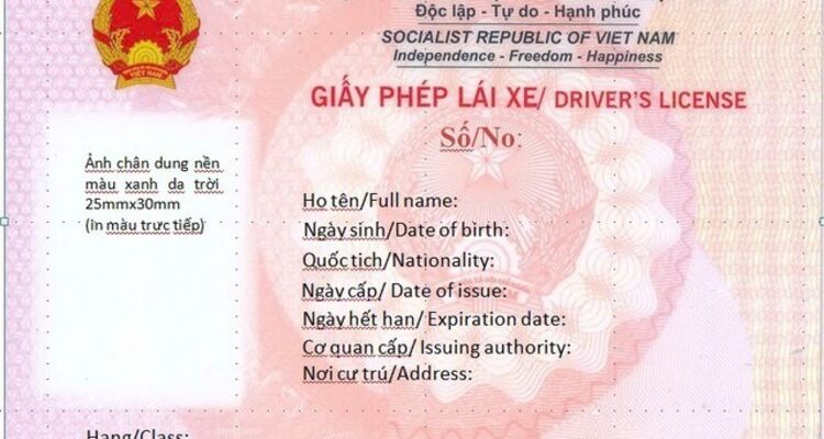 MẪU GIẤY PHÉP LÁI XE MỚI ÁP DỤNG TỪ 1/3/2025