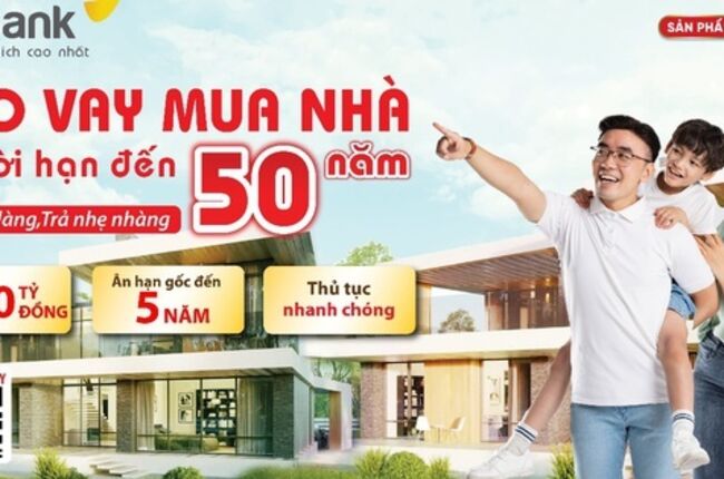 HDBank - Ngân hàng duy nhất cho vay mua nhà đến 50 năm, lãi suất chỉ từ 4,5%