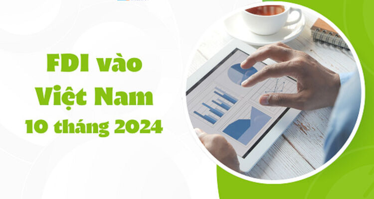 FDI vào Việt Nam 10 tháng 2024