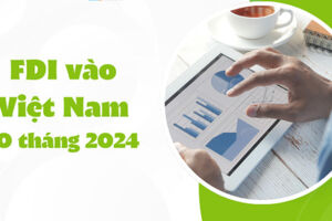 FDI vào Việt Nam 10 tháng 2024