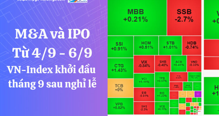 M&A và IPO (Từ 4/9 - 6/9): VN-Index khởi đầu tháng 9 sau nghỉ lễ