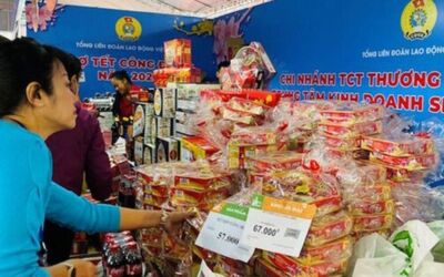 Hơn 4.750 tỉ đồng chi chăm lo Tết cho trên 8,6 triệu đoàn viên, người lao động